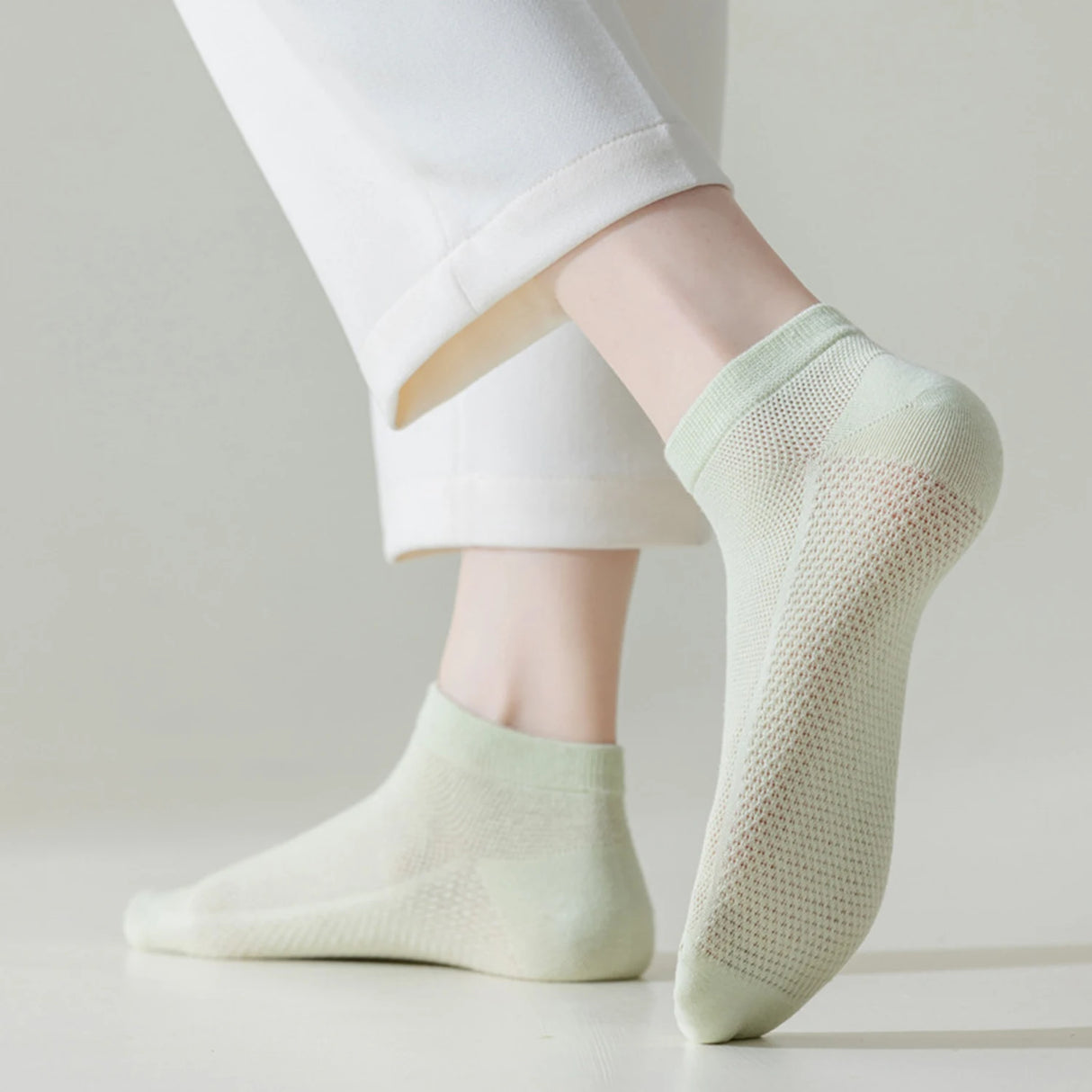 Women Cotton Mesh Socks