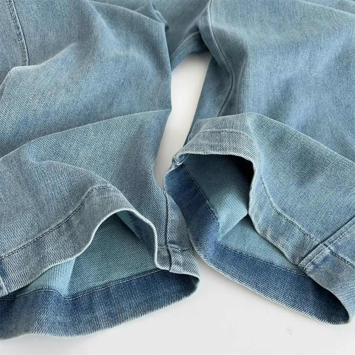 Women Silk Washed Wide Leg Jeans