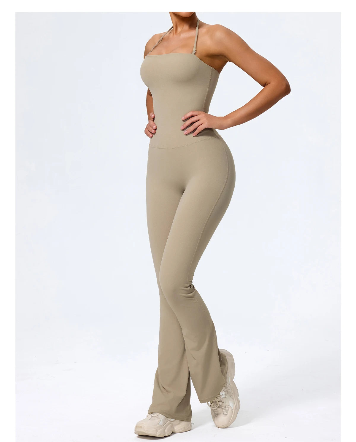 Elevate Backless Active Jumpsuit