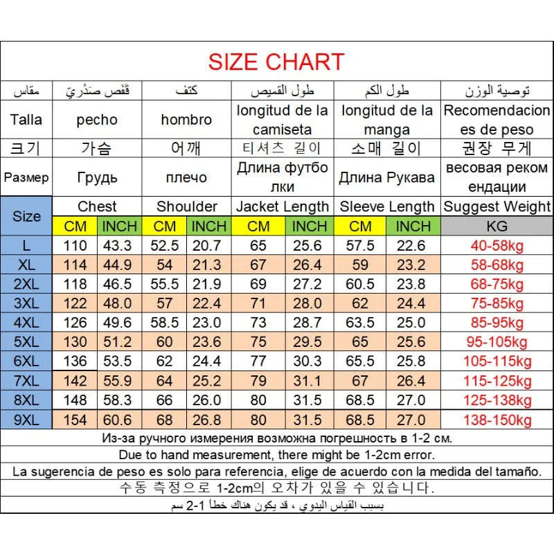 Men's Plus Size Bomber Jacket Winter