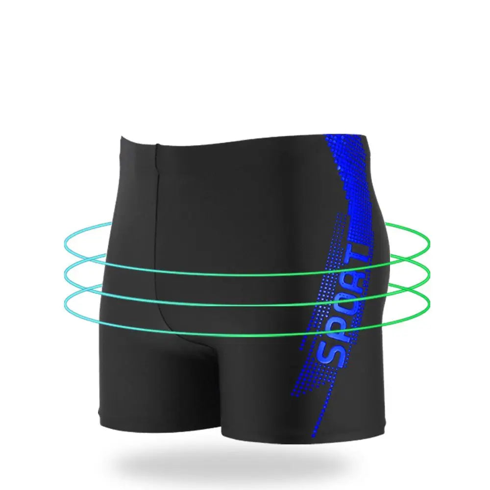 شورت سباحة رجالي مطبوع بمقاسات كبيرة