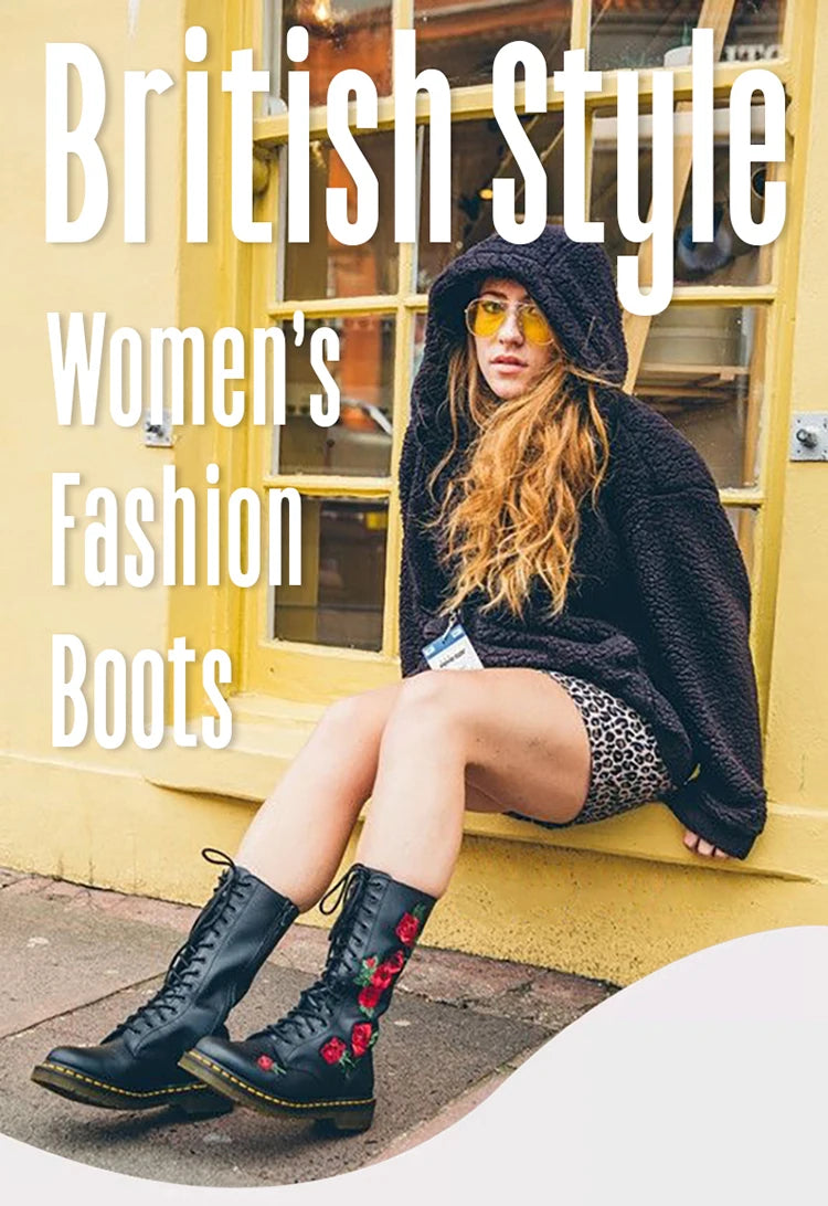 أحذية نسائية متوسطة الساق مقاومة للماء والدفء ومقاومة للمطر