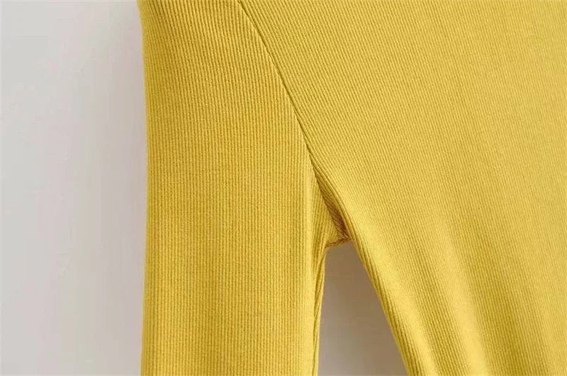 Women's Slim Fit Long Sleeve Bodysuit – Casual Streetwear Jumpsuit