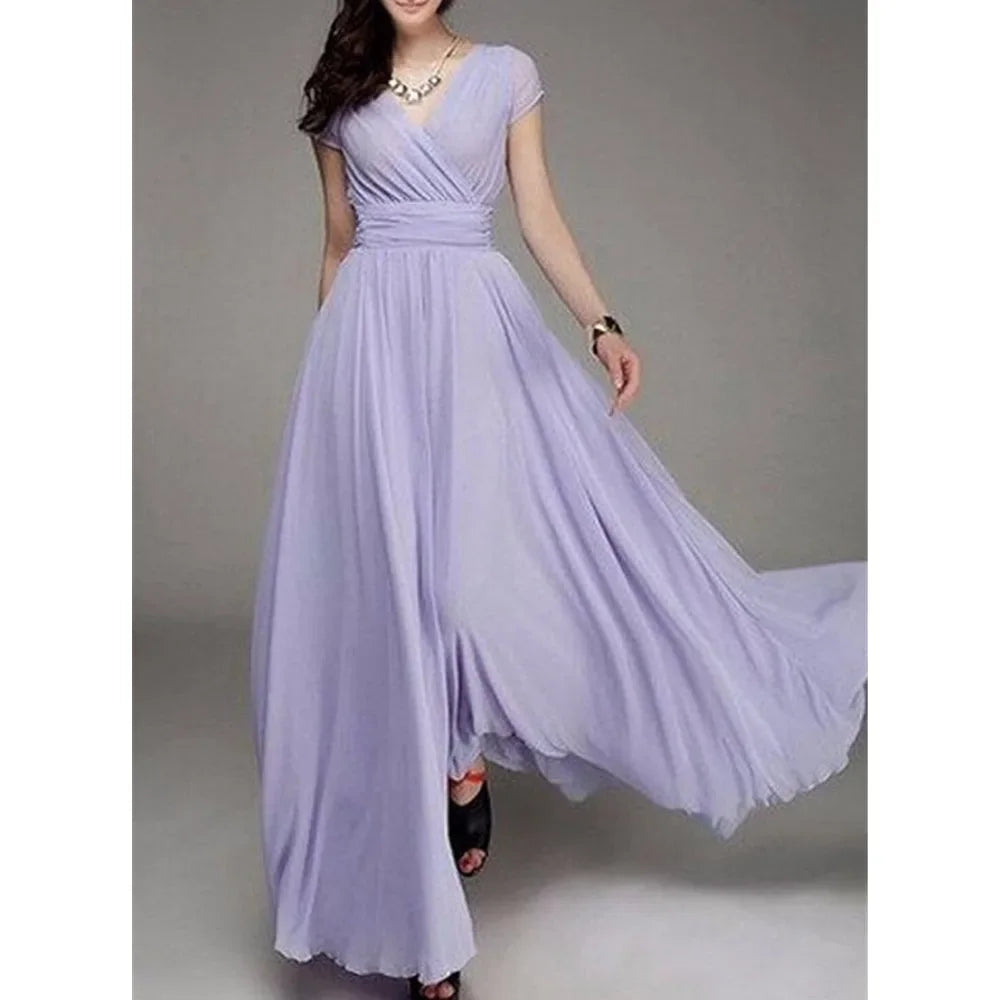 Women Chiffon Summer Party Dress