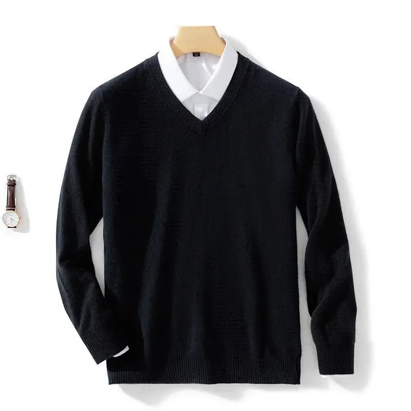 Men’s Wool Cashmere Pullover