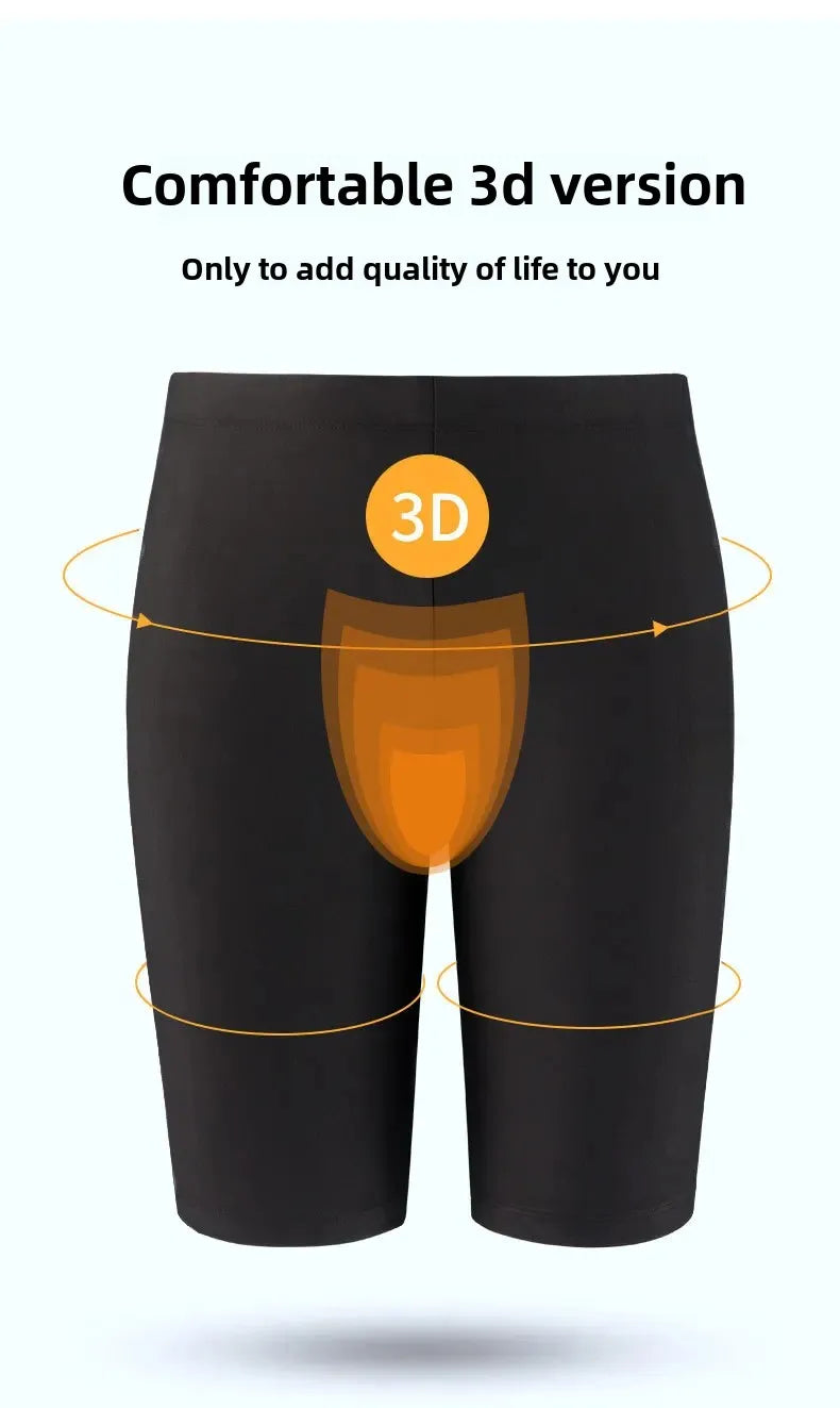 شورت سباحة رجالي بخمس نقاط مقاس كبير