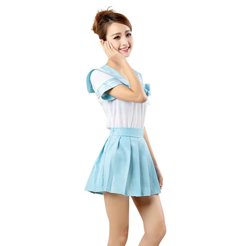 Japanese JK Sailor Schoolgirl Cosplay Uniform