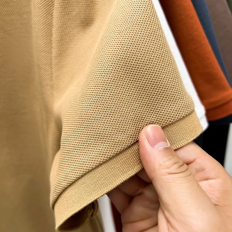 Men Cotton Breathable Polo Shirt