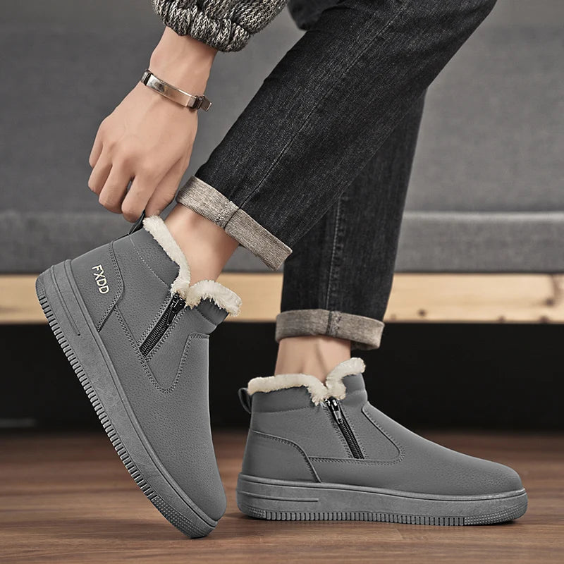 أحذية المطر الخارجية ذات النعل السميك للنساء