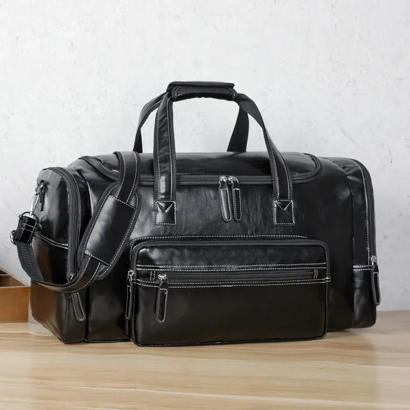 Premium Leather Travel Bag