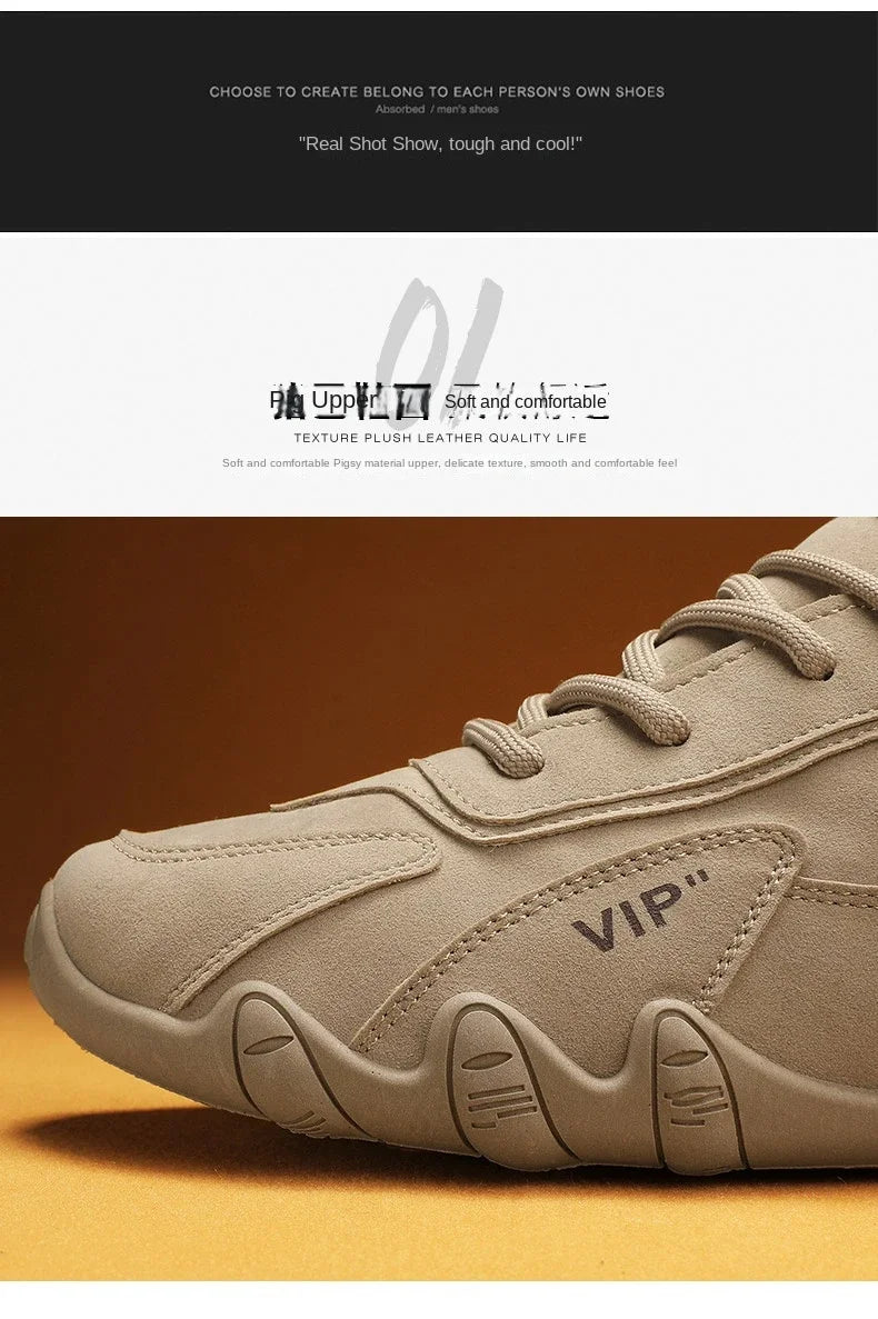 أحذية الكاحل غير القابلة للانزلاق للرجال