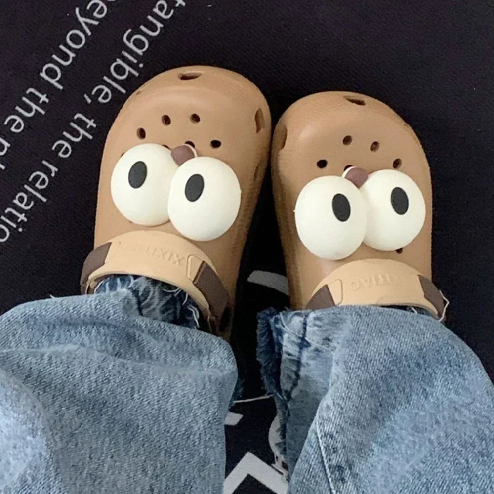 Women Funny Eye Shoe Charms Cute Accessories