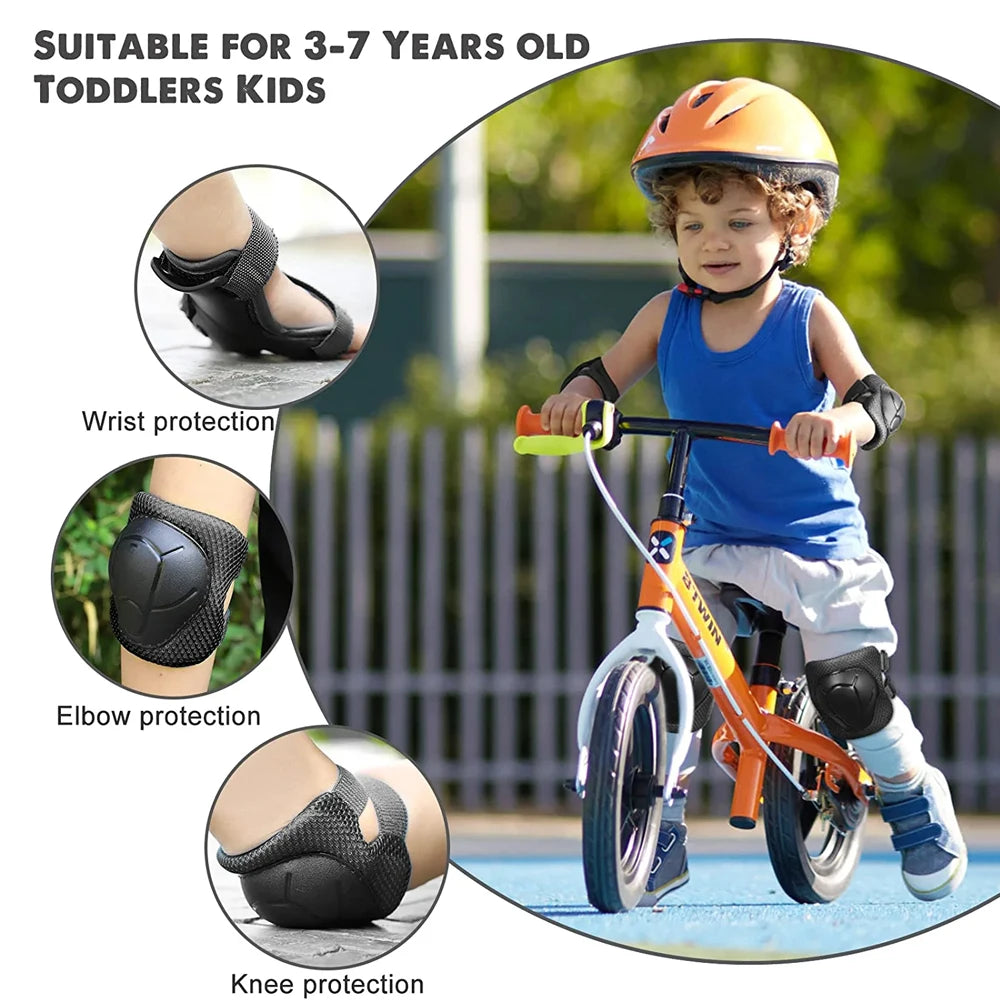 Kids Protective Gear Set with Knee & Elbow Pads