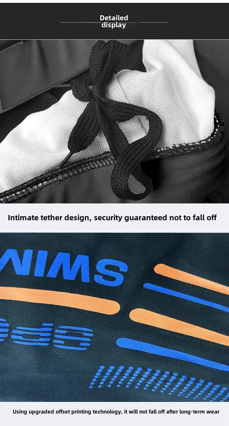 شورت سباحة رجالي بخمس نقاط مقاس كبير