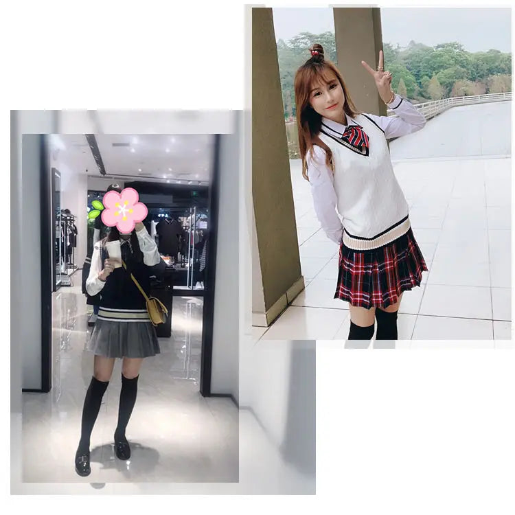 Men Sleeveless V-Neck Sweater Vest