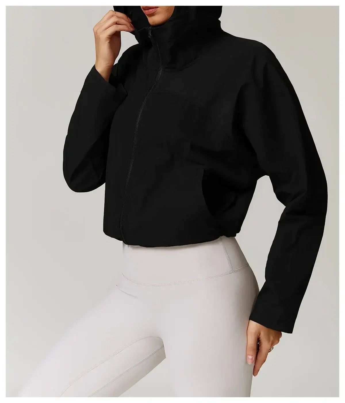 سترة يوغا نسائية مقاومة للرياح وسريعة الجفاف