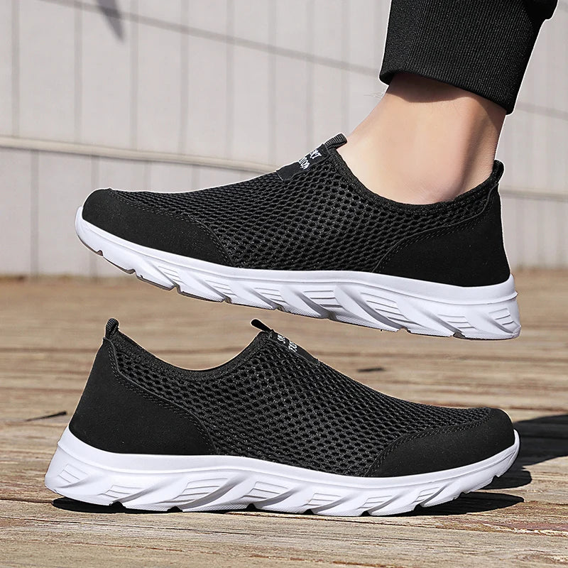 Men Breathable Mesh Walking Loafers