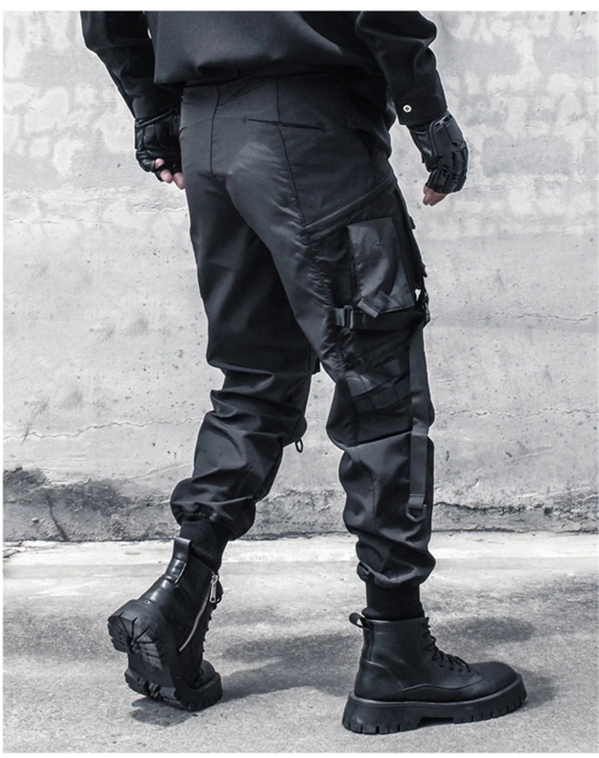 Men Techwear Tactical Cargo Pants