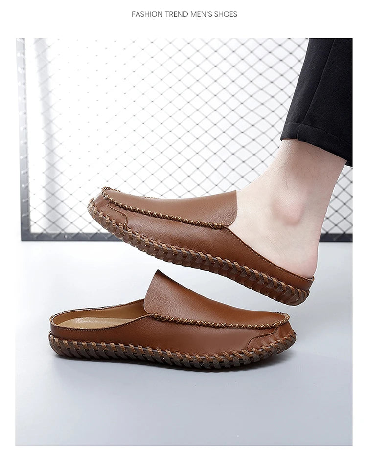 Men Backless Loafers