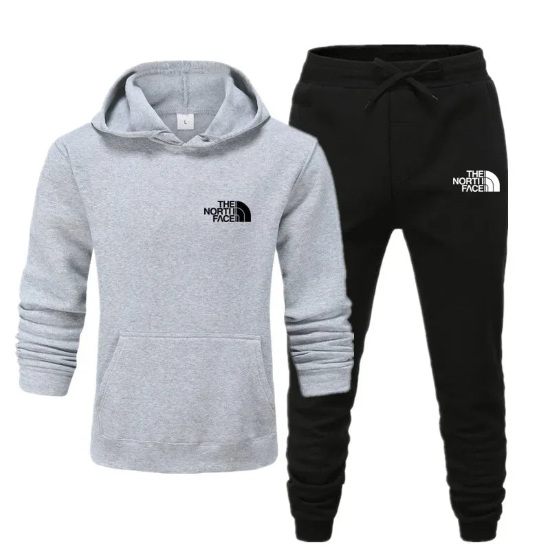 Unisex Printed Hooded Tracksuit