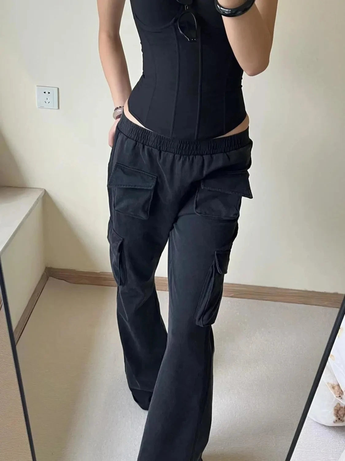 Y2K Punk Street Baggy Denim Pants