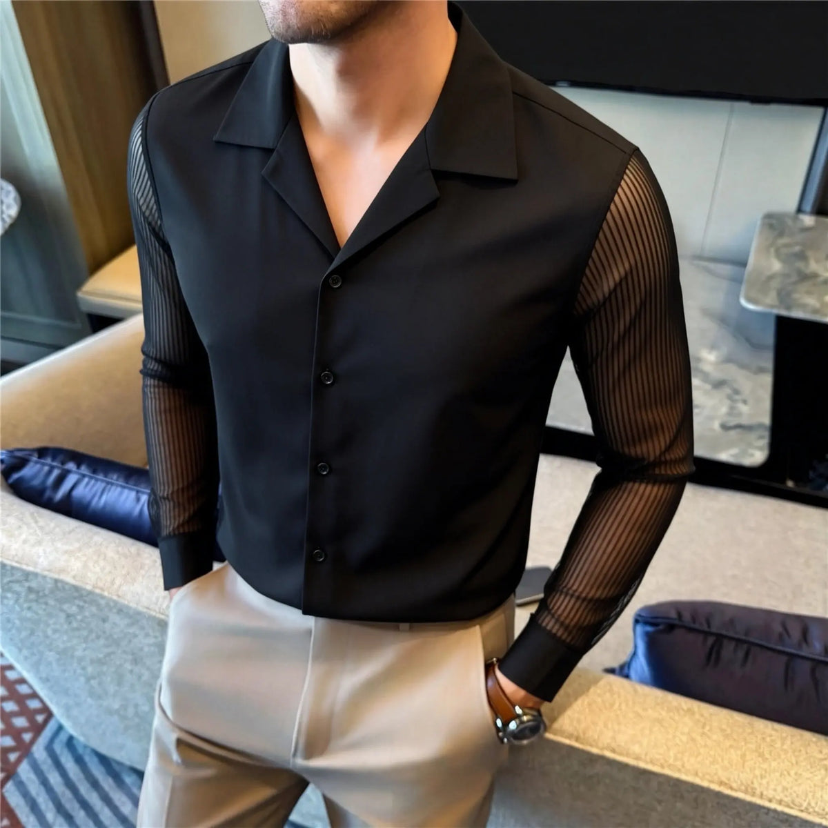 Monarch Lace Dress Shirt