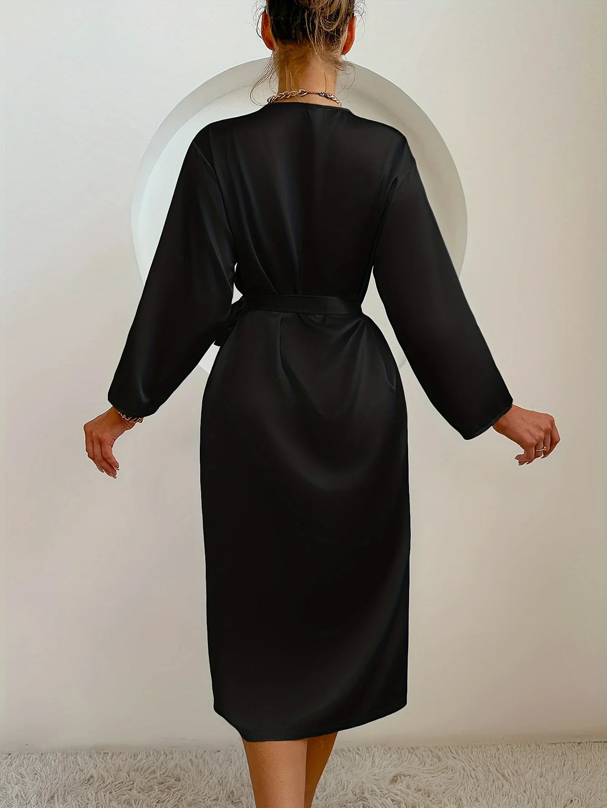 Bella Satin Lounge Robe