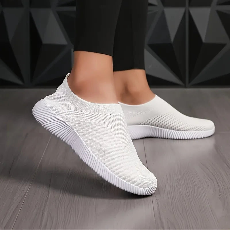 Women's Breathable Mesh Slip-On Sneakers