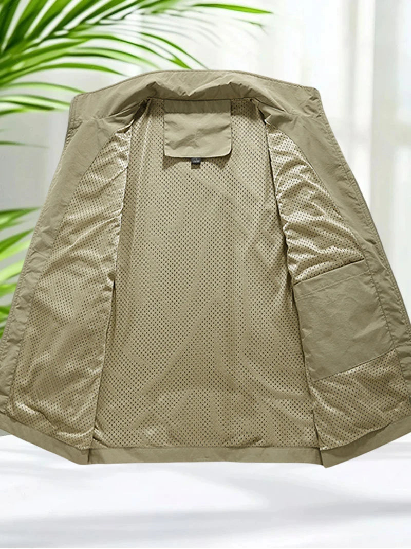 جاكيت صيفي رجالي بمقاسات كبيرة 2025