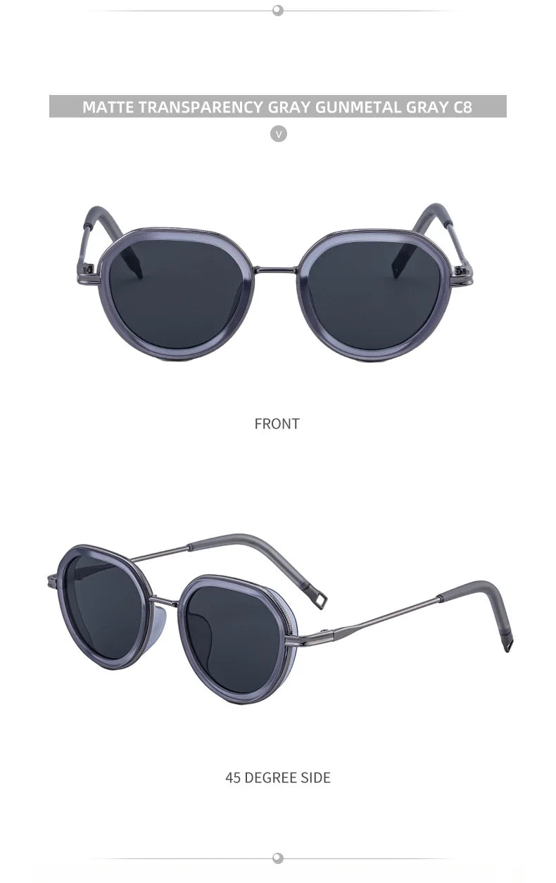 Vintage Round Metal Sunglasses