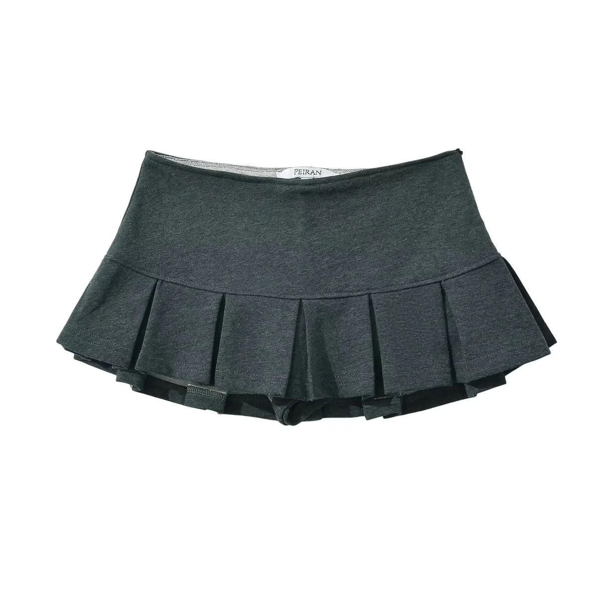 Women Wide Pleat Y2K Skirt