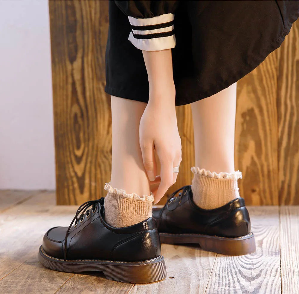 أحذية أوكسفورد نسائية بتصميم ريترو – ٢٠٢٥