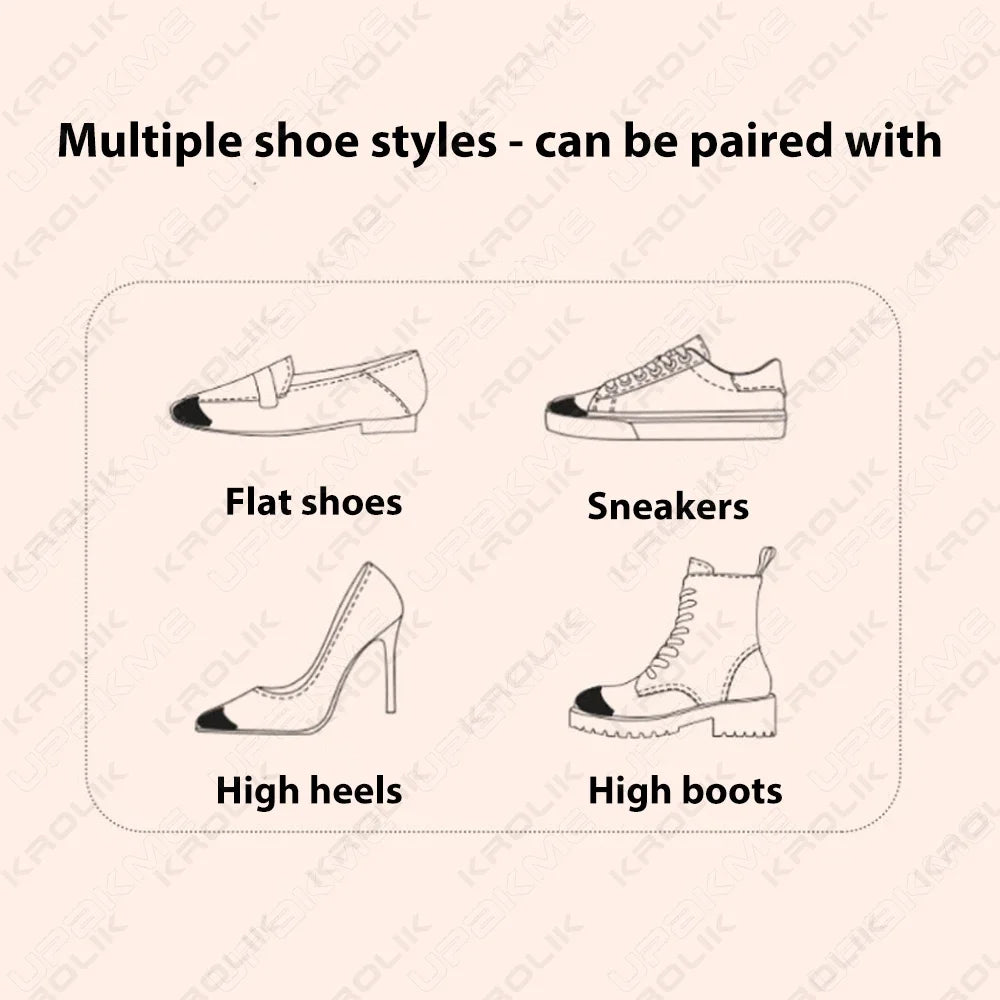 وسائد نعل الحذاء النسائية المزودة بسدادات أصابع القدم