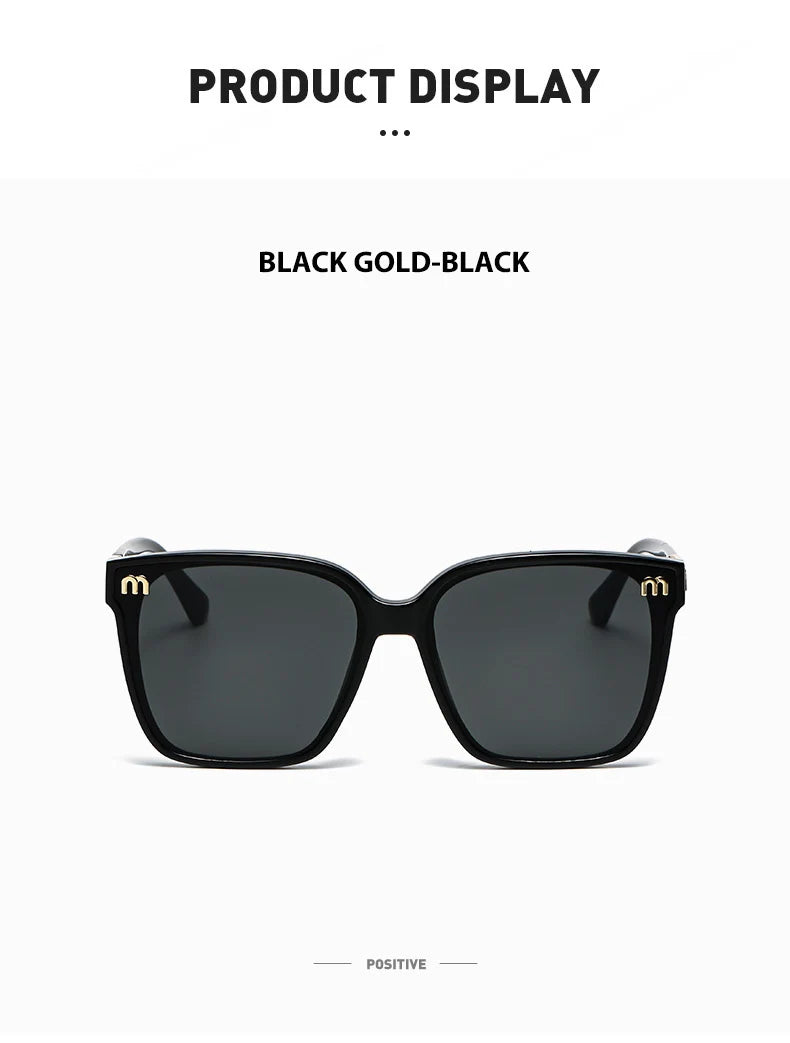 Luxury Square Mirror Sunglasses