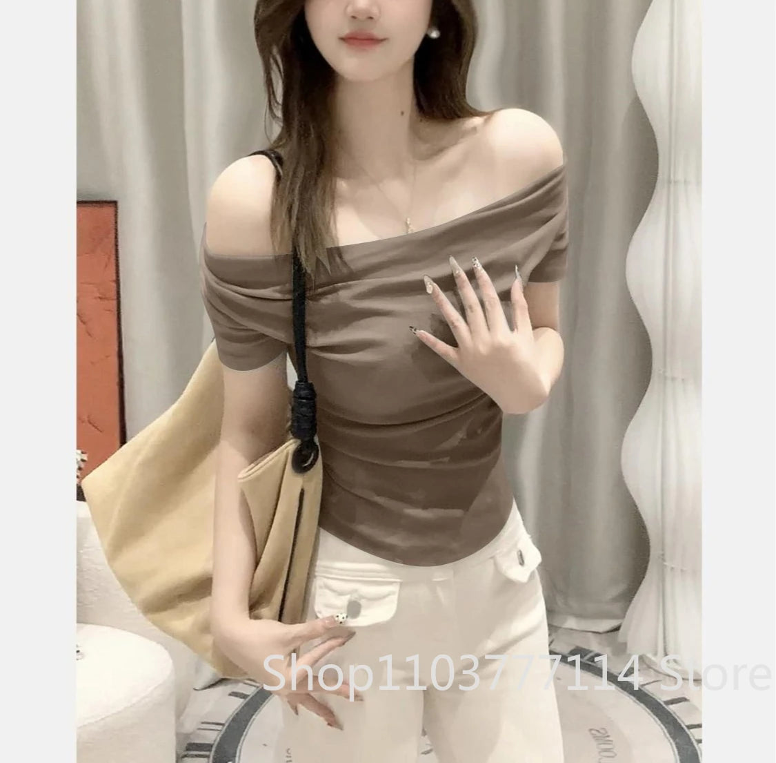 Women's Off Shoulder T-Shirt