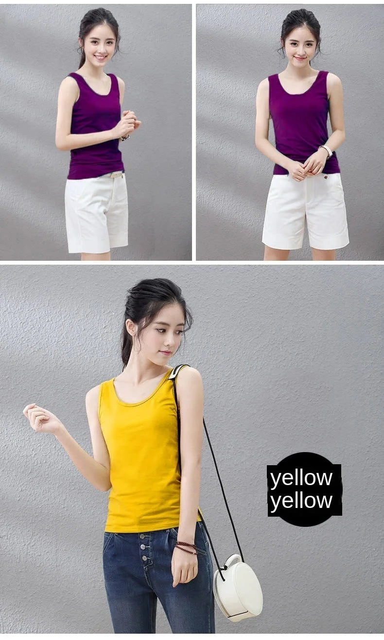 تانك توب نسائي من القطن