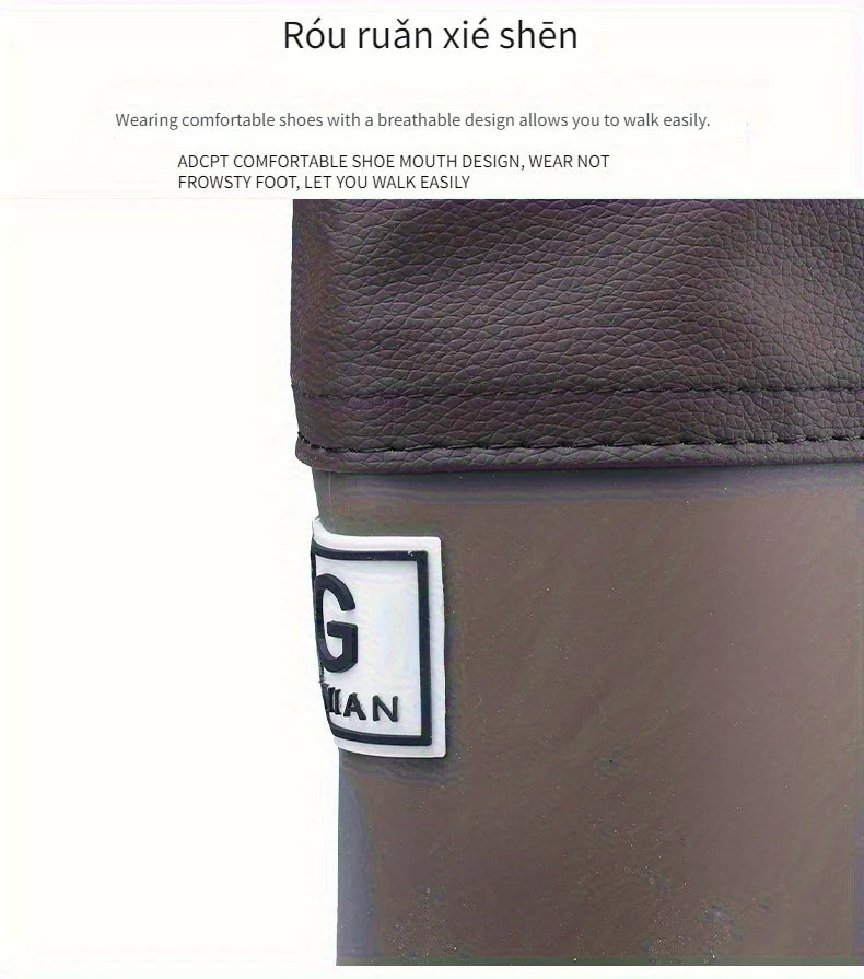 Men’s High-Top Waterproof Rain Boots