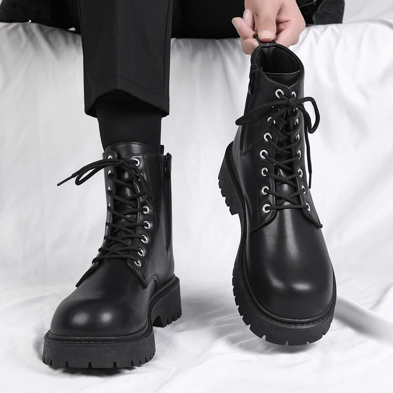 Men’s Fashion High-Top Boots