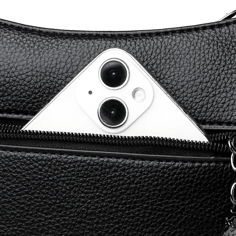 Minimalist Leather Shoulder Bag