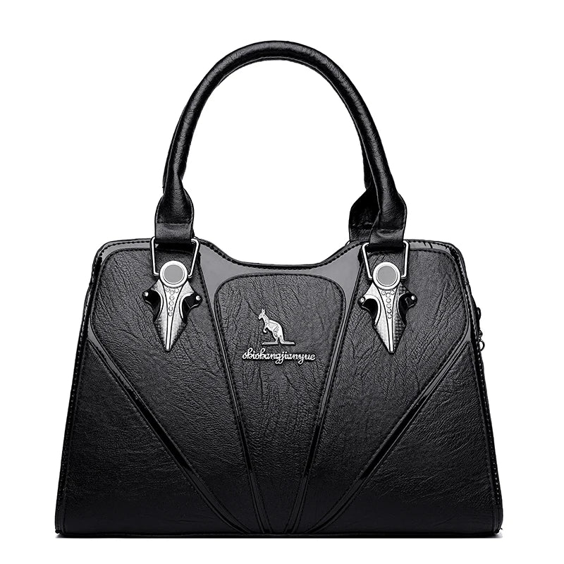 Classic Leather Crossbody Bag