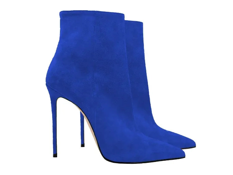 Suede Stiletto Boots