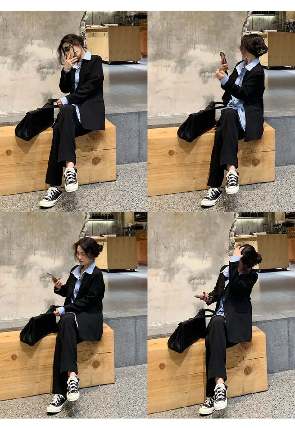 PowerSet™ – Slim Blazer Suit Set (Office-Classy, Tailored for Comfort & Impact)