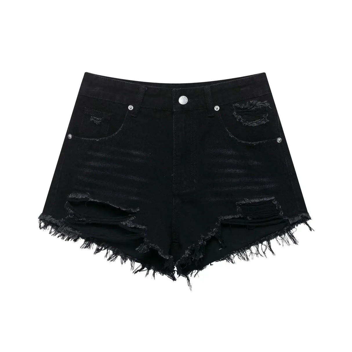 Women High Waist Denim Shorts