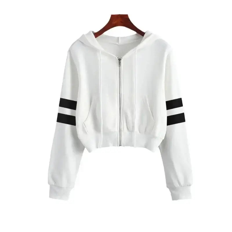 سترة لياقة بدنية نسائية سريعة الجفاف بسحاب