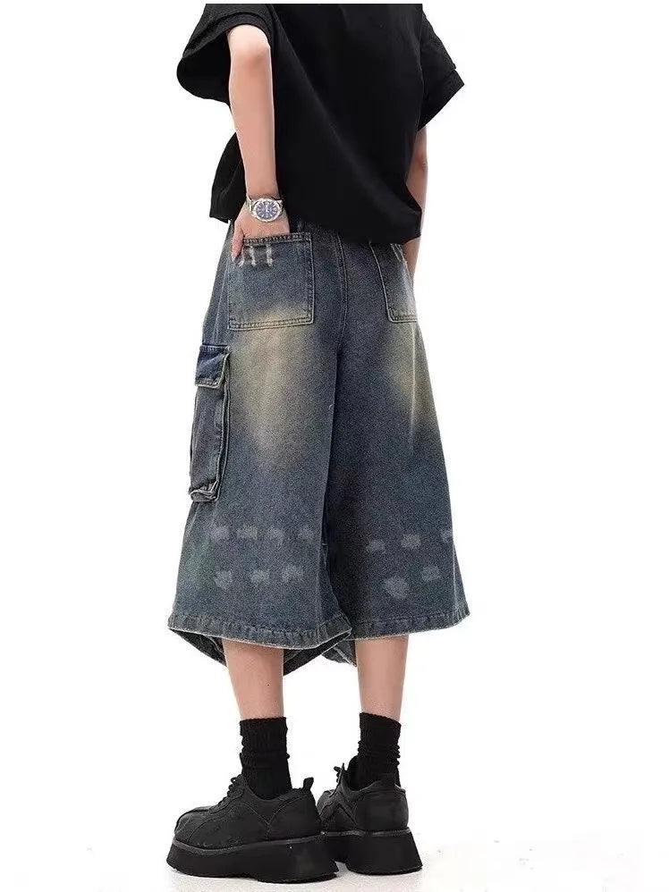 Women Camouflage Cargo Capri Shorts