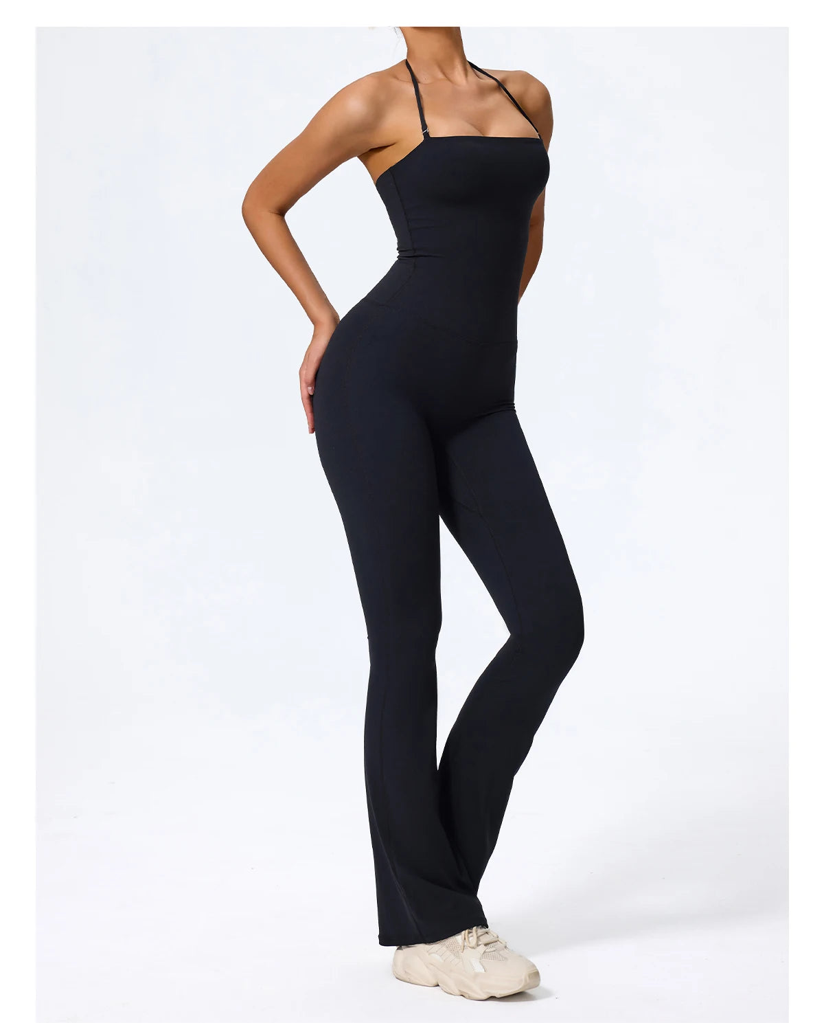 Elevate Backless Active Jumpsuit