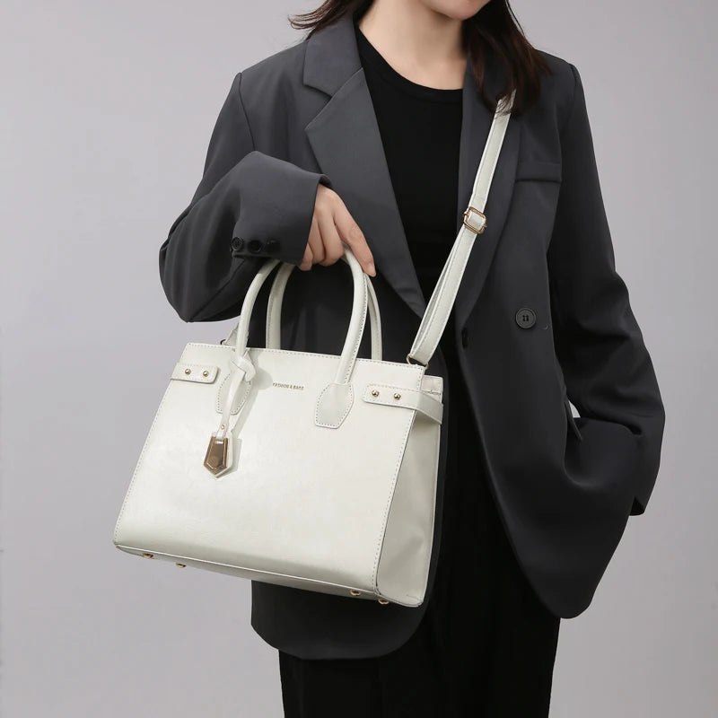 Soft Leather Tote Bag