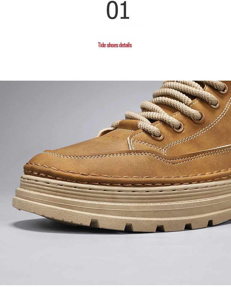 Fashion High-Top Casual Men’s Boots