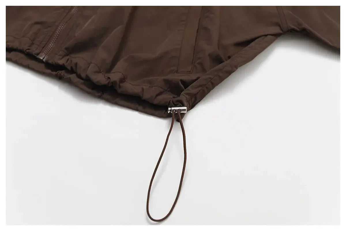 سترة رياضية نسائية سريعة الجفاف بغطاء للرأس