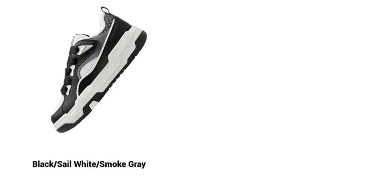 حذاء رياضي Xtep للرجال بنعل سميك للتزلج على الألواح